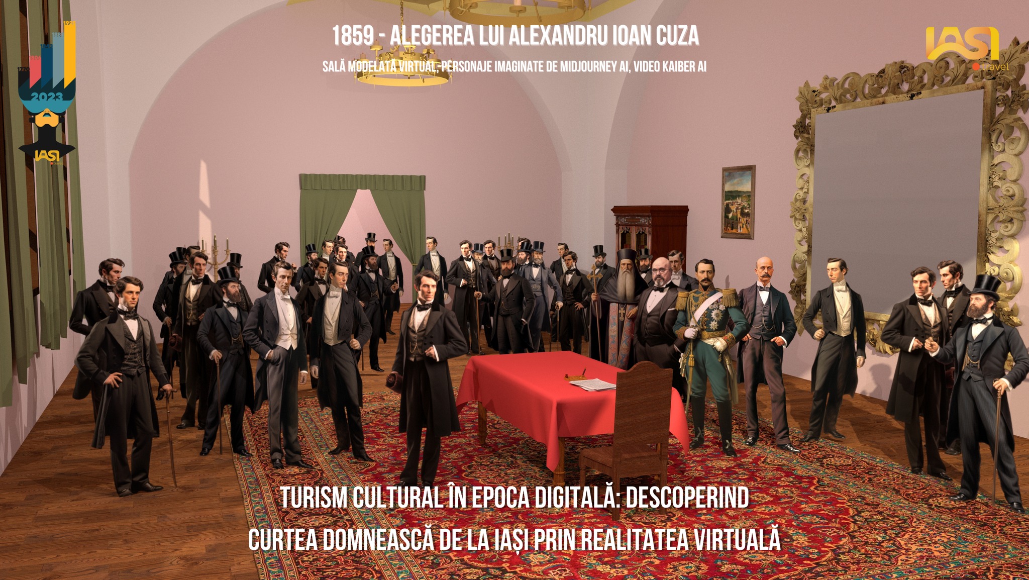 Turism cultural in epoca digitala - 1859 - alegerea lui Cuza