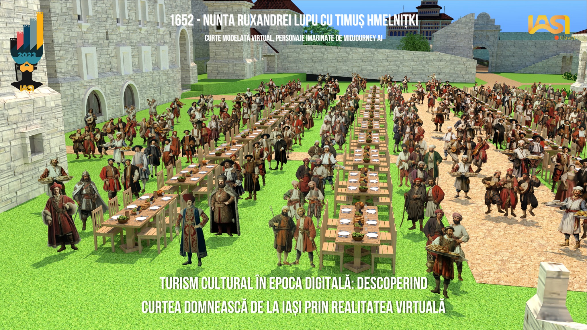 Turism cultural in epoca digitala - 1652 - nunta Ruxandrei Lupu cu Timus Hmelnițki