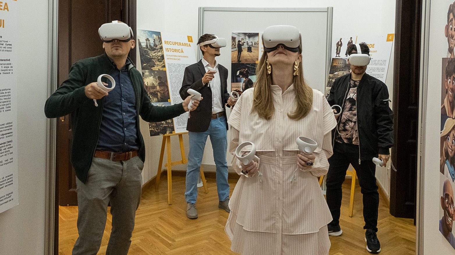 folosirea ochelarilor VR pentru experiențe culturale digitale